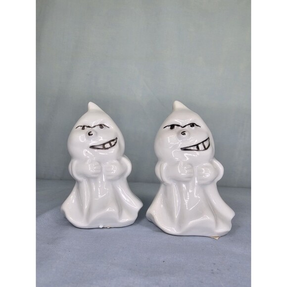 Halloween Ghost Figurines SPOOKY SCARIES Hand Painted/Sculpted Porcelain VTG '92 - Picture 10 of 16